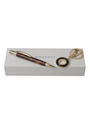 Set Adage Tortoise (ballpoint Pen & Key Ring)