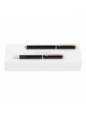 Set Perle Blue (ballpoint Pen & Rollerball Pen)