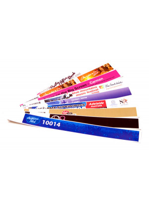 25mm Full Colour Tyvek Wristbands