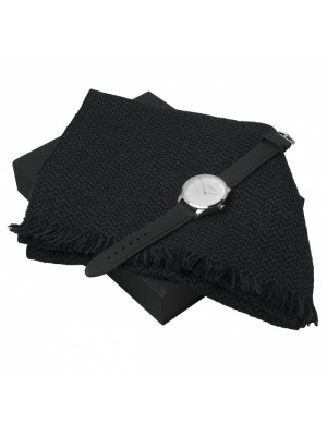 Set Celso Silver (watch & Scarve)