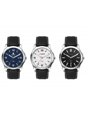 Casual Unisex Watch, Leather Strap