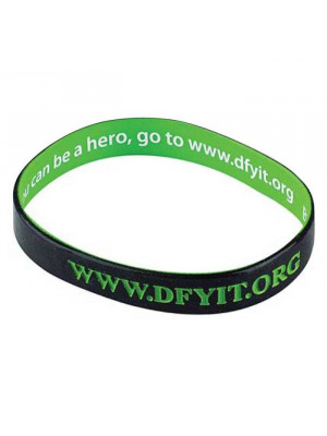 Two-Tone Silicone Wristbands