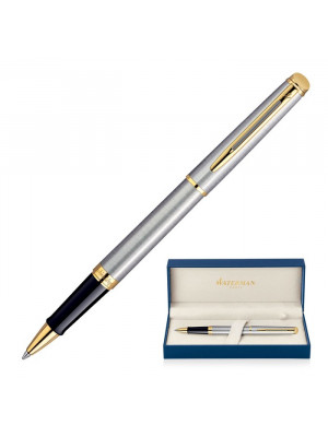 Metal Pen Rollerball Waterman Hemisphere - Brushed Stainless GT