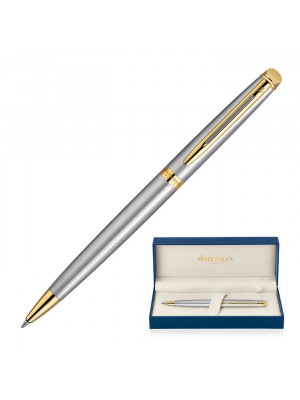 Metal Pen Ballpoint Waterman Hemisphere - Brushed Stainless GT