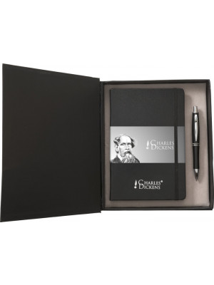 Aluminium Charles Dickens writing set Shelby