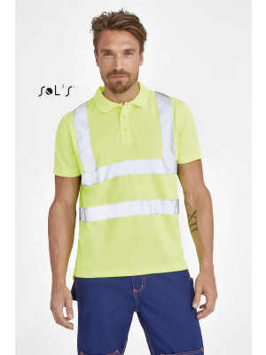 Signal Pro Polo Shirt With High Visibility Strips