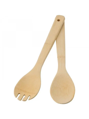 Bamboo salad cutlery Elara