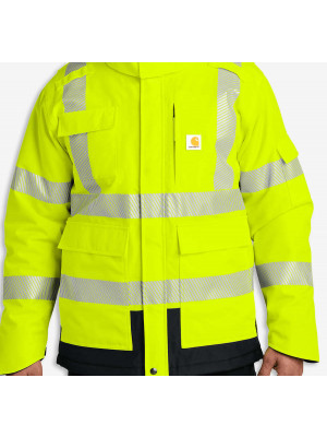 Carhartt Class 3 Waterproof Heavyweight Insulated Safety Jacket