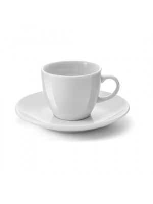 White Porcelain Cup And Saucer