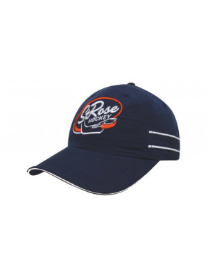 Microfibre Sports Cap with Piping and Sandwich