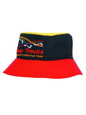 Breathable Poly Twill Multicoloured Bucket Hat