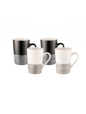 Tube Mug Set of 4