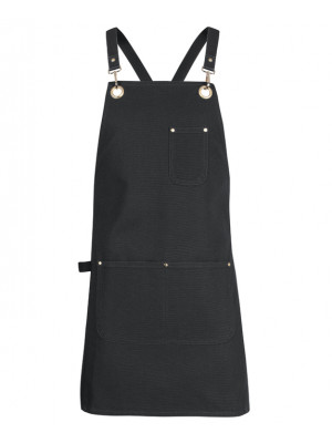 65x75 Brass Eyelet Canvas Apron With PU Strap
