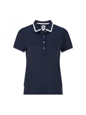 Stretch Pique Solid Shirt with Trim