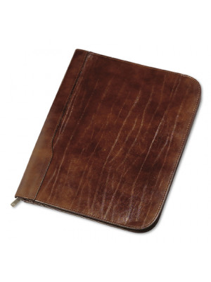 A4 Bonded Leather Zipped Conference Folder