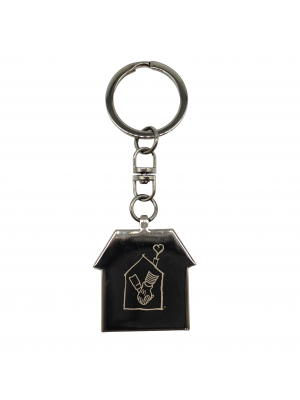 Casa Gunmetal Keychain