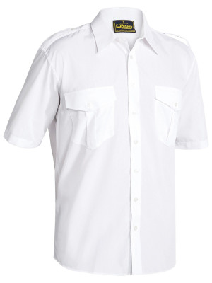Epaulette Shirt - White