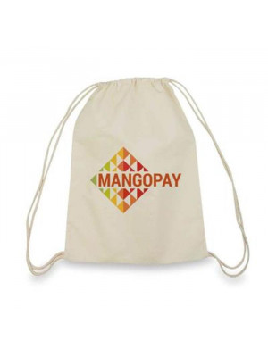 Calico Back Pack with Drawstrings