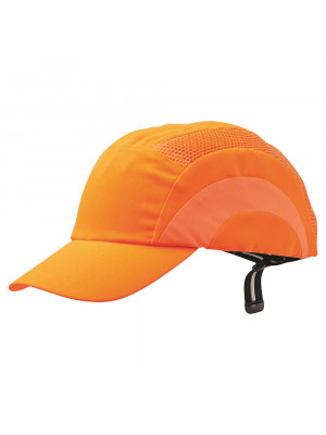 Bump Cap Standard Peak Fluoro Orange
