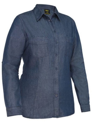 Ladies Denim Work Shirt
