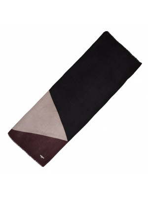 Scarf Beaubourg Burgundy & Grey