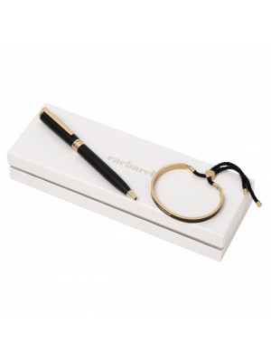 Set Cacharel Black (ballpoint Pen & Bracelet)