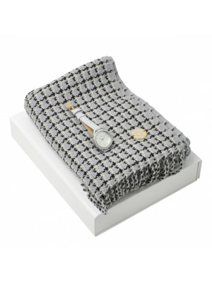 Set Cacharel Light Blue (watch & Scarve)