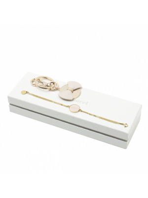 Set Beaubourg Light Pink (key Ring & Bracelet)