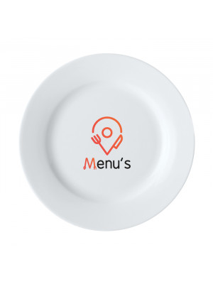 White Basics Rim Side Plate 19cm