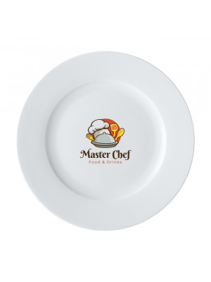 White Basics Rim Dinner Plate 27.5cm