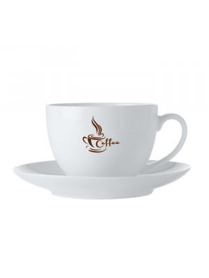 White Basics Cup & Saucer 260ml