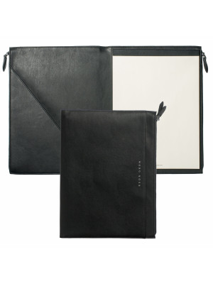 Conference Folder A4 Stripe Soft Black