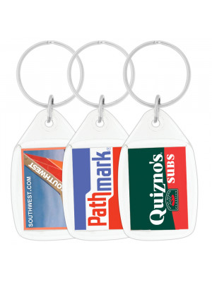 Tear Drop Acrylic Keychain