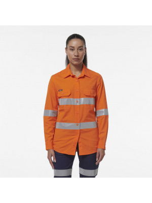 Womens Workcool Vented Reflective Shirt