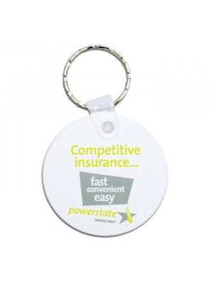 Round Circle Durasoft Keyring