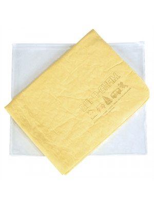 Embossed Supa Cham Chamois/Body Towel In Pvc Zipper Pouch