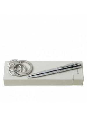 Set Zoom Classic Silver (ballpoint Pen & Key Ring)