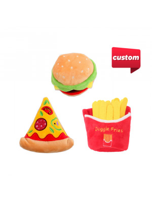 Custom Squeaky Food Shape Pet Toys