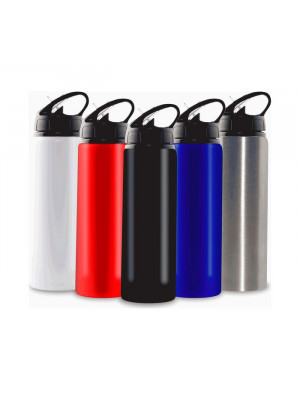 750Ml Aluminium Water Bottle With Straw