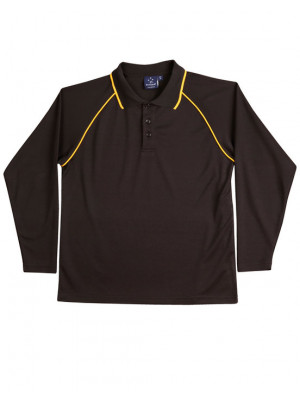 Mens Champion Plus Long Sleeve Polo