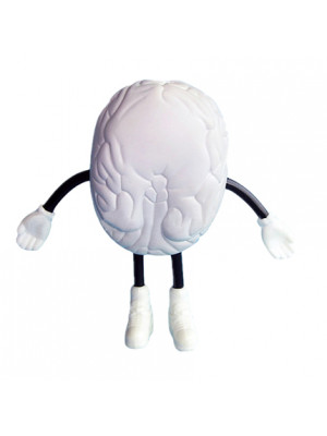 Brain With Hand And Leg Shape Stress Reliver