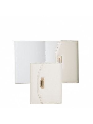 Note Pad A6 Fermoir Lait