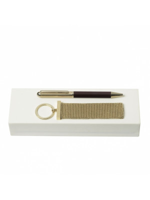 Set Perle Purple (ballpoint Pen & Key Ring)