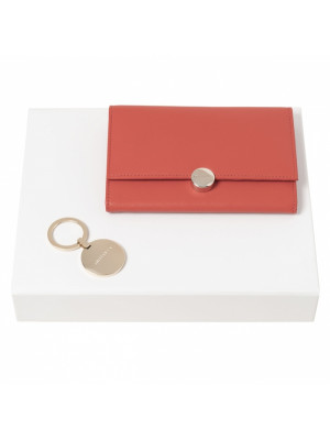 Set Mã©daillon (Red case & Key Ring)