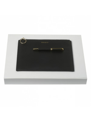 Set Boucle Noir (fountain Pen & Clutch)
