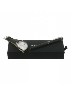 Set Ungaro Black (ballpoint Pen & Watch)