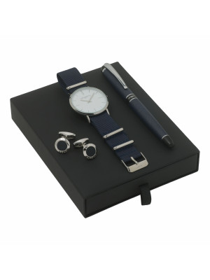 Set Ungaro Blue (rollerball Pen, Watch & Cufflinks)