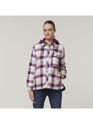 Womens Quilted Shacket