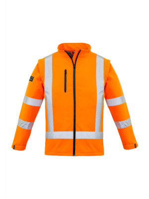 Womens Hi Vis NSW Rail X Back 2 In 1 Softshell Jacket
