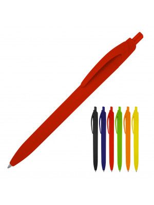 Plastic Pen Ballpoint Matte Rubber Mila